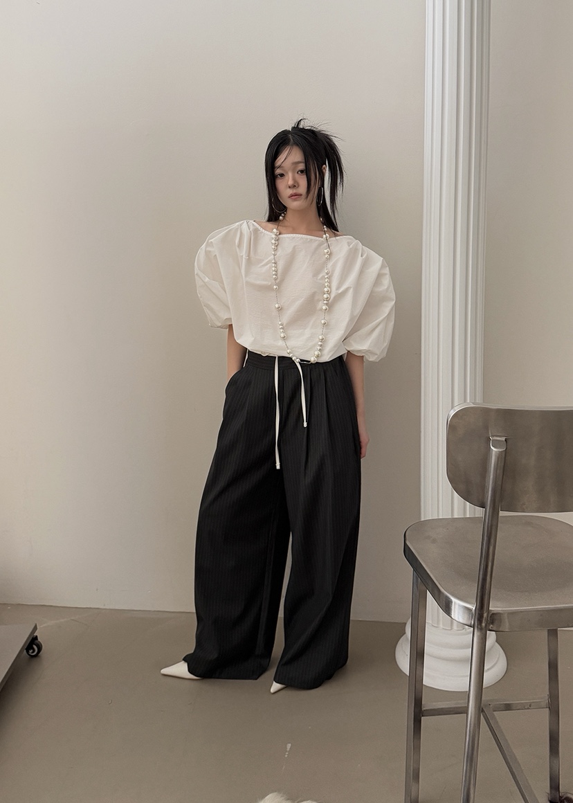 AMOOD韓國東大門代購女士新款26春夏休閑推薦熱賣襯衫蕾絲衫AMOOD襯衫/蕾絲衫