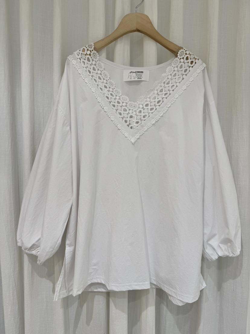 COKKIRI韓國直郵女士新款推薦26春夏職業熱賣時尚襯衫蕾絲衫COKKIRI襯衫/蕾絲衫圖色2
