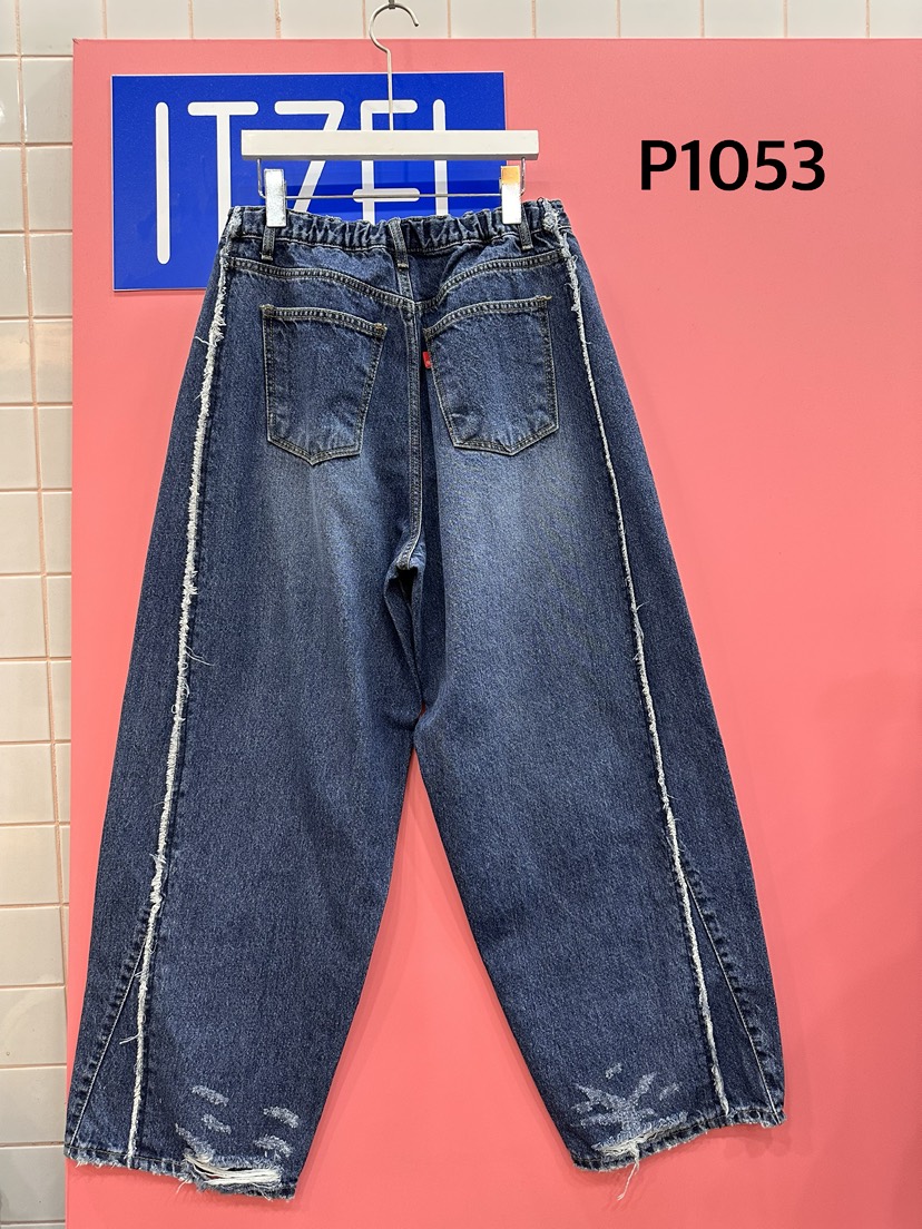 ITZEL韓國直郵女士新款推薦休閑時尚人氣職業26春夏牛仔褲ITZEL牛仔褲