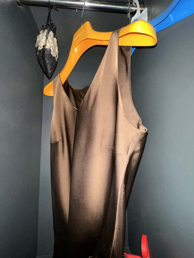 LETAILOR韓國東大門直郵女士新品休閑推薦連衣裙雙面緞面LETAILOR連衣裙