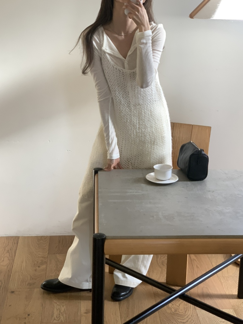 NOTICE韓國代購女士新款人氣26春夏休閑時尚熱賣針織衫網眼NOTICE針織衫