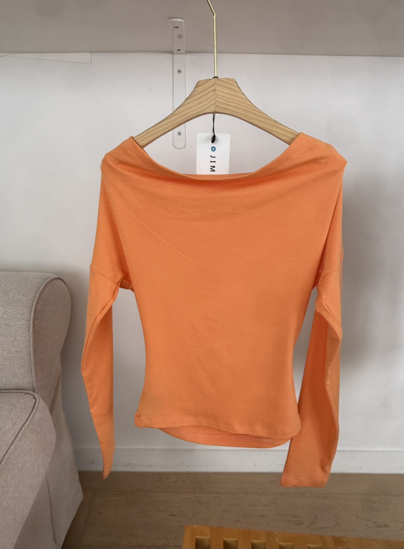 JIMMY韓國直郵女士新款26春夏推薦職業休閑時尚熱賣長袖T恤JIMMY/REMAKE長袖T恤