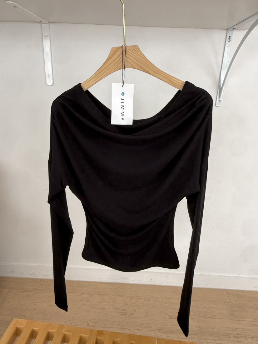 JIMMY韓國直郵女士新款26春夏推薦職業休閑時尚熱賣長袖T恤JIMMY/REMAKE長袖T恤圖色3