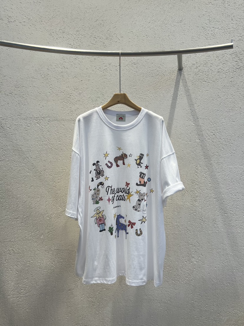 THE LINE-Q韓國直郵女裝新品推薦熱賣人氣時尚26春夏T恤THE LINE-QT恤圖色1成人款實際價格24000