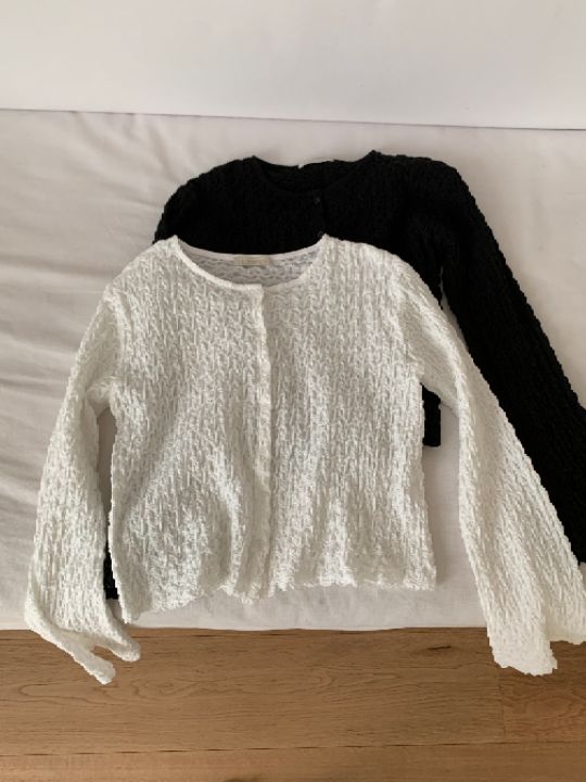 KOMOREBI韓國東大門代購女裝新款人氣26春夏推薦長袖T恤開衫KOMOREBI長袖T恤