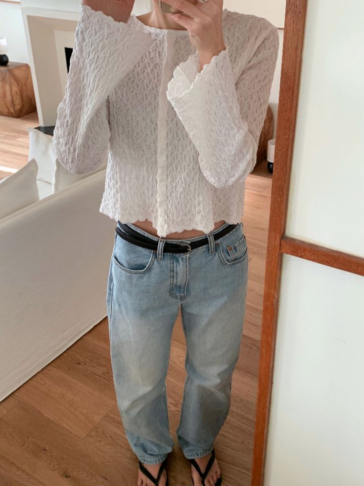 KOMOREBI韓國東大門代購女裝新款人氣26春夏推薦長袖T恤開衫KOMOREBI長袖T恤