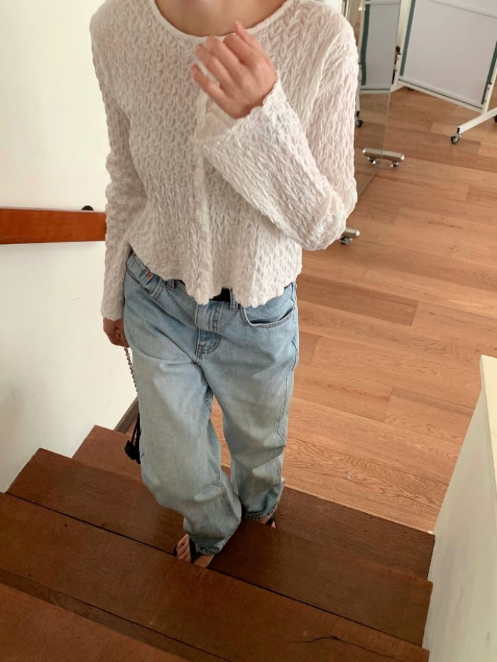 KOMOREBI韓國東大門代購女裝新款人氣26春夏推薦長袖T恤開衫KOMOREBI長袖T恤