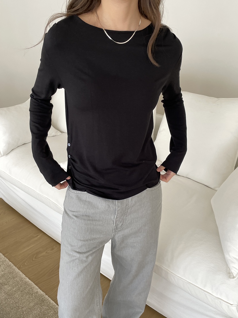 ATHEA韓國東大門代購女裝新款時尚熱賣推薦職業26春夏長袖T恤ATHEA長袖T恤圖色2