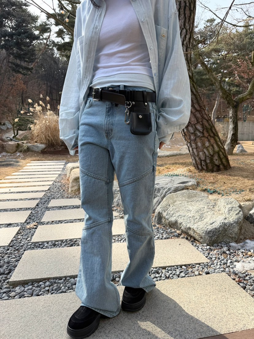 GLITTER韓國代購女裝新款職業人氣休閑推薦26春夏時尚牛仔褲GLITTER牛仔褲