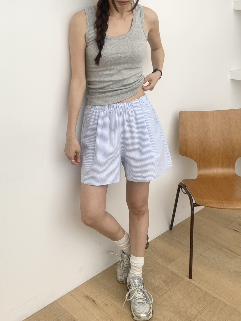 WOOD韓國代購女裝新款人氣熱賣26春夏職業休閑時尚推薦短褲WOOD短褲