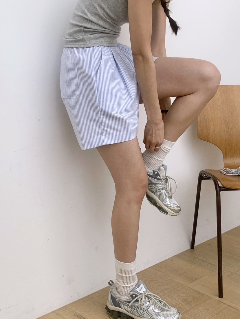 WOOD韓國代購女裝新款人氣熱賣26春夏職業休閑時尚推薦短褲WOOD短褲