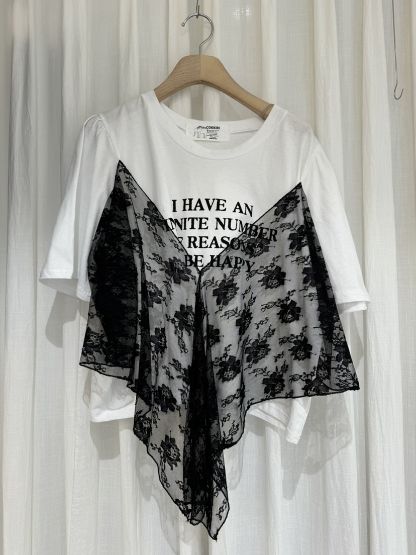 COKKIRI韓國東大門代購女士新品推薦人氣休閑職業T恤蕾絲COKKIRIT恤圖色3