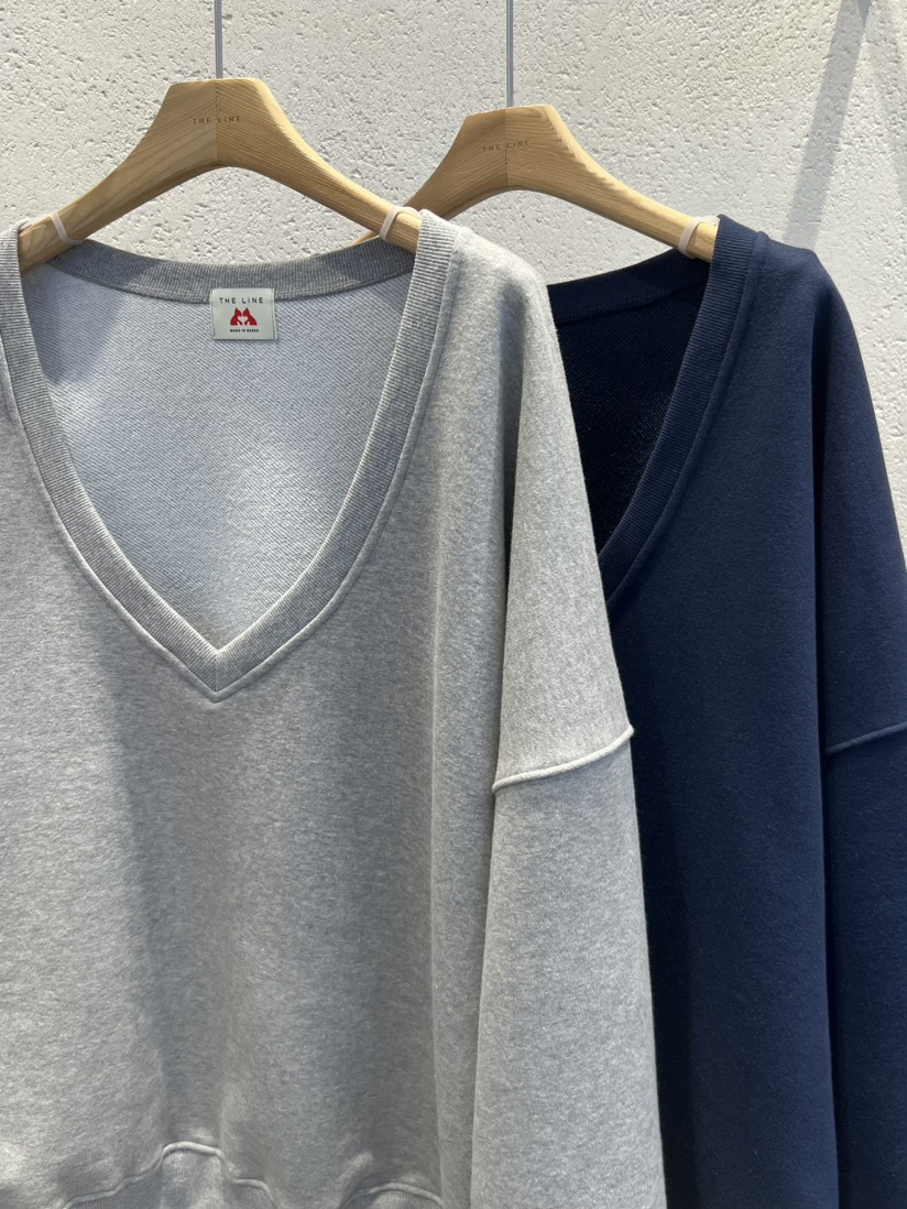 THE LINE-Q韓國直郵實拍女士新款休閑職業熱賣26春夏衛衣THE LINE-Q衛衣