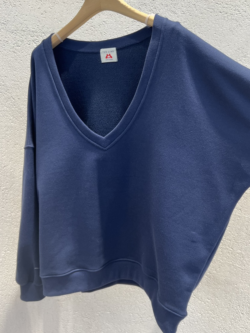 THE LINE-Q韓國直郵實拍女士新款休閑職業熱賣26春夏衛衣THE LINE-Q衛衣圖色1