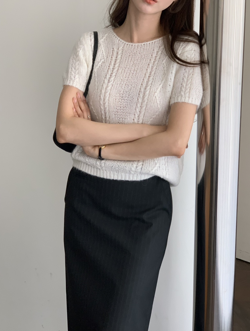 NOTICE韓國東大門代購女士新款休閑26春夏時尚人氣針織衫NOTICE針織衫