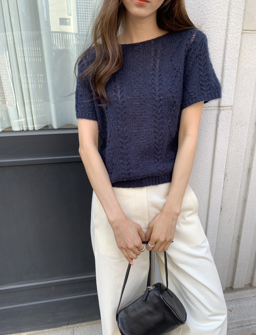 NOTICE韓國東大門代購女士新款休閑26春夏時尚人氣針織衫NOTICE針織衫