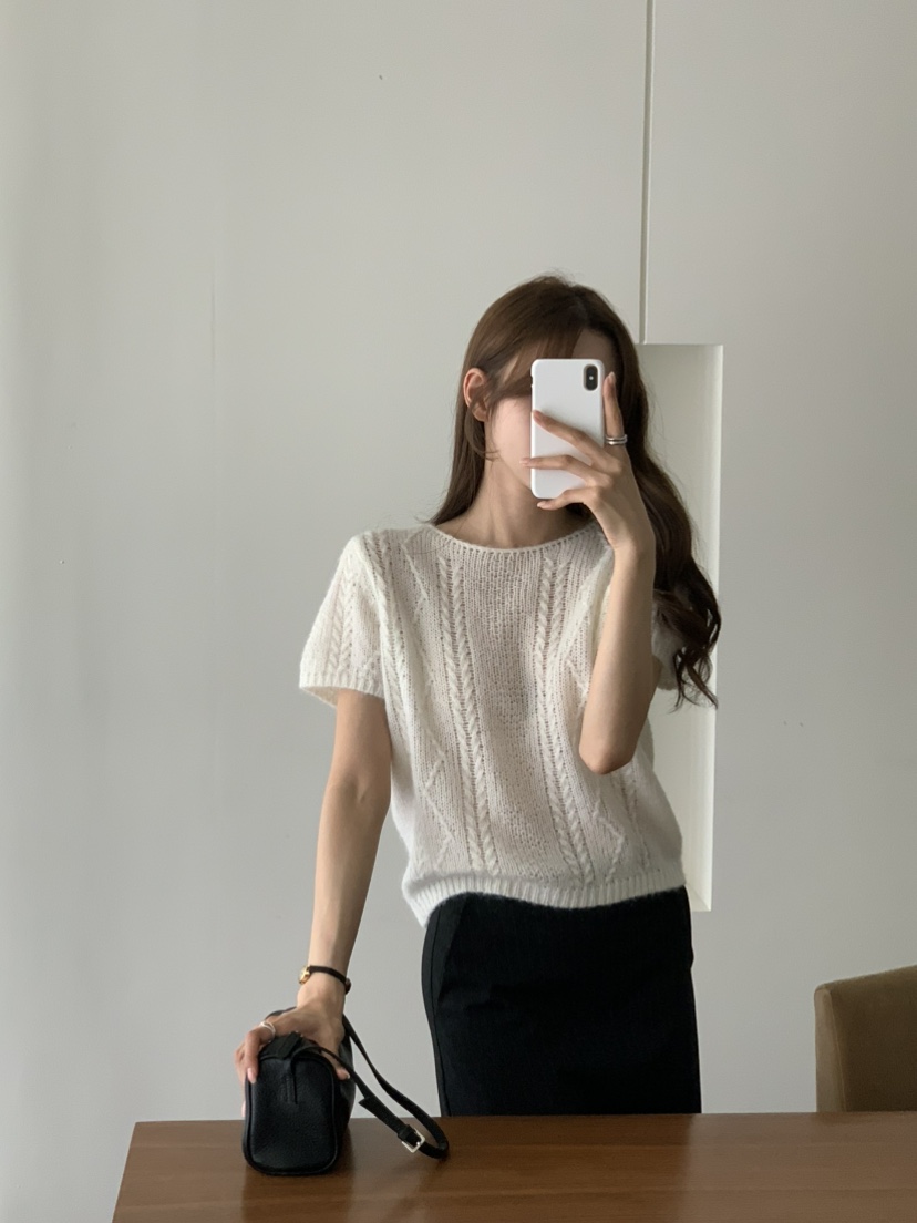 NOTICE韓國東大門代購女士新款休閑26春夏時尚人氣針織衫NOTICE針織衫