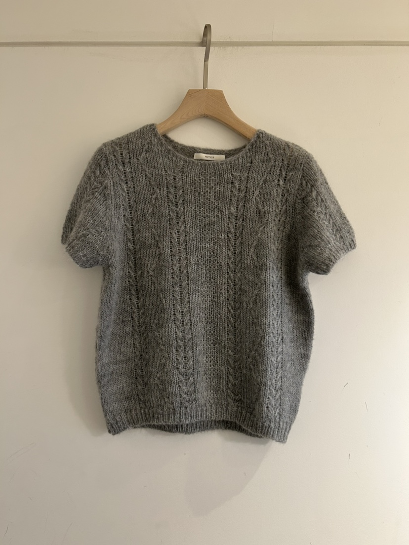 NOTICE韓國東大門代購女士新款休閑26春夏時尚人氣針織衫NOTICE針織衫圖色2