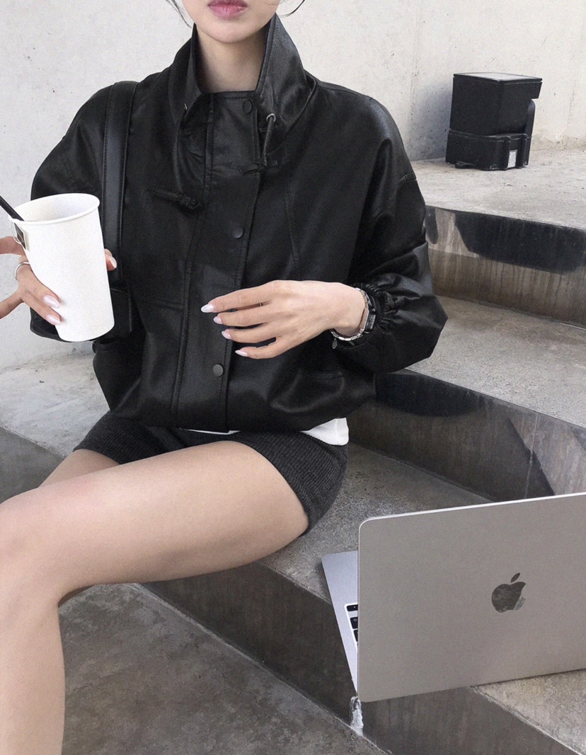 VIVANI韓國直郵實拍女士新品時尚26春夏推薦休閑職業夾克VIVANI夾克圖色1