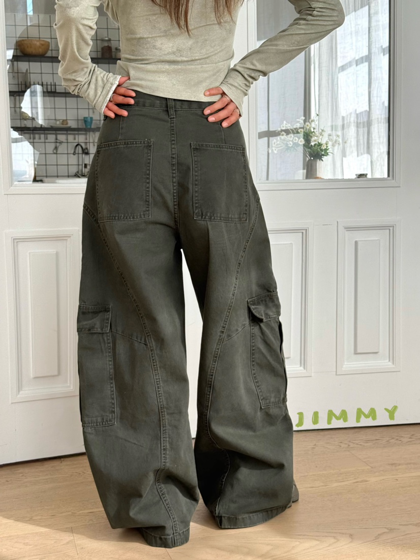 JIMMY韓國東大門直郵女裝新款職業26春夏推薦熱賣時尚休閑褲JIMMY/REMAKE休閑褲