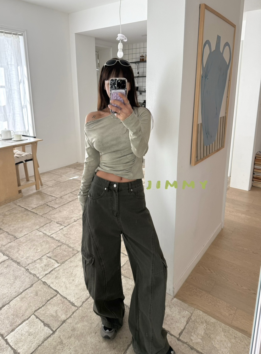 JIMMY韓國東大門直郵女裝新款職業26春夏推薦熱賣時尚休閑褲JIMMY/REMAKE休閑褲