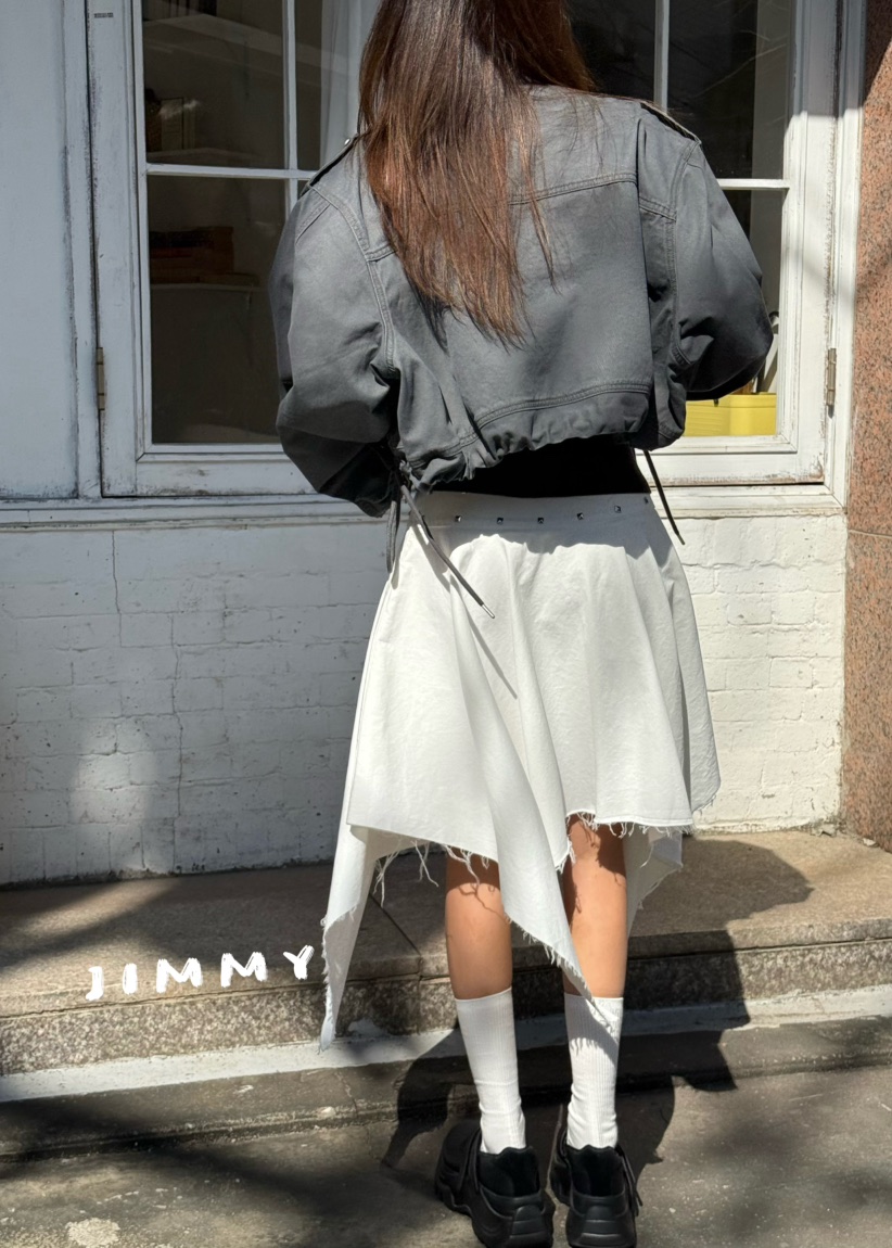 JIMMY韓國東大門直郵女裝新款時尚人氣休閑熱賣推薦夾克口袋JIMMY/REMAKE夾克