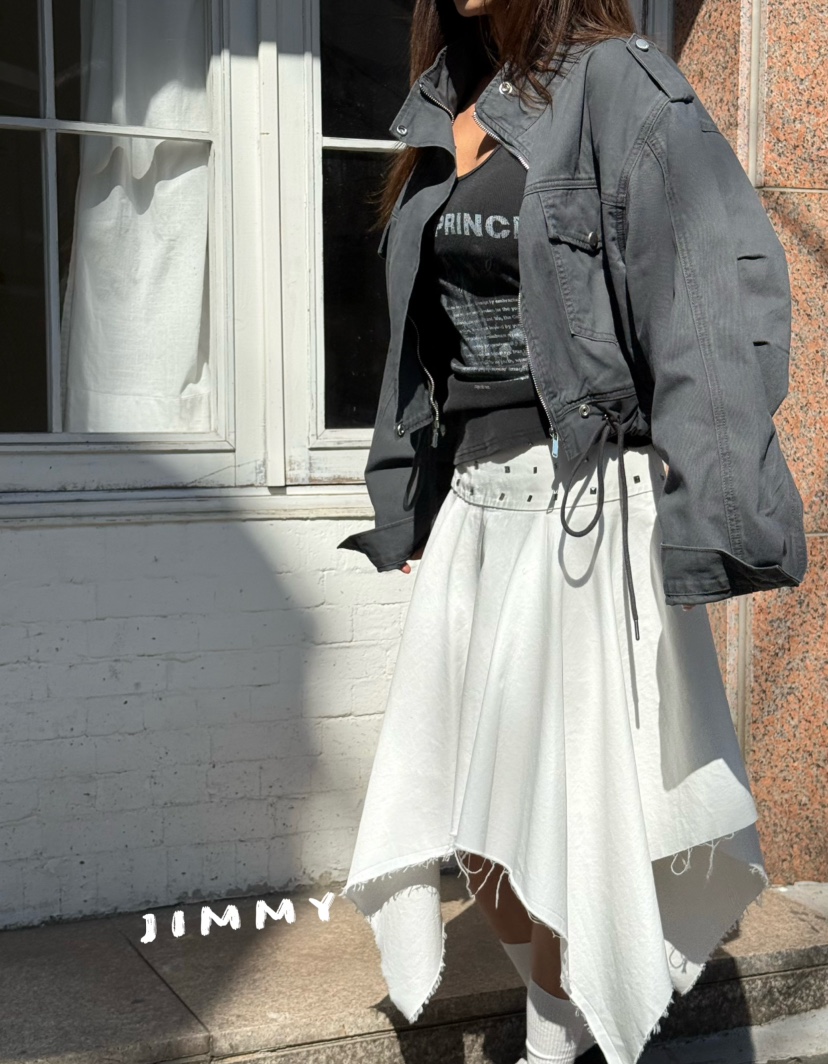 JIMMY韓國東大門直郵女裝新款時尚人氣休閑熱賣推薦夾克口袋JIMMY/REMAKE夾克