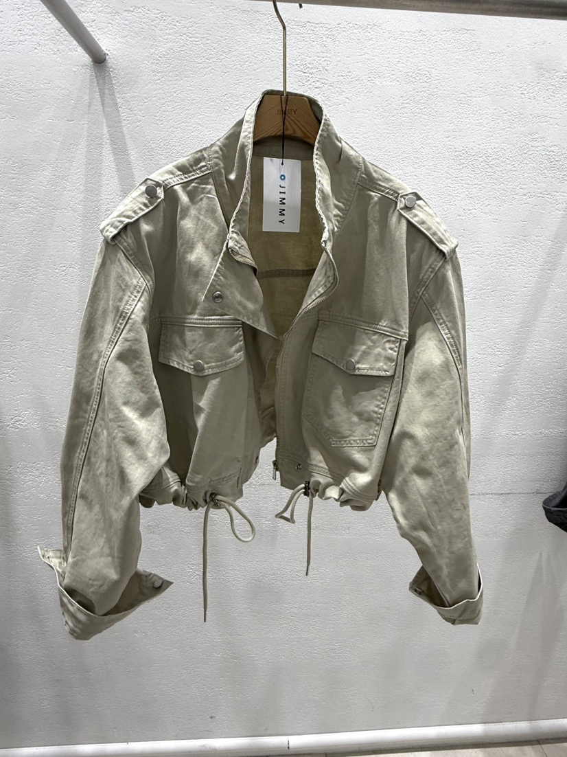 JIMMY韓國東大門直郵女裝新款時尚人氣休閑熱賣推薦夾克口袋JIMMY/REMAKE夾克圖色1