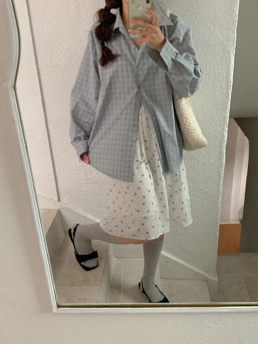 LETAILOR韓國直郵女裝新款時尚26春夏人氣休閑襯衫蕾絲衫LETAILOR襯衫/蕾絲衫