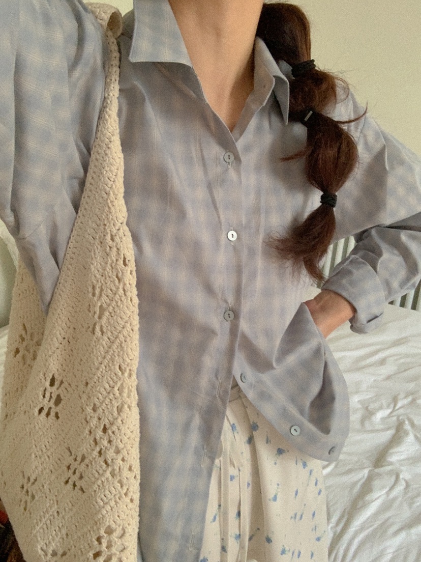 LETAILOR韓國直郵女裝新款時尚26春夏人氣休閑襯衫蕾絲衫LETAILOR襯衫/蕾絲衫