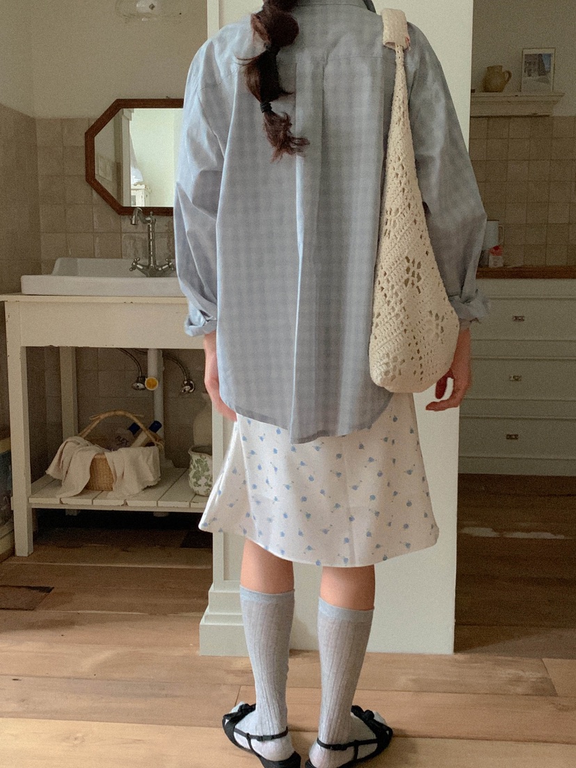 LETAILOR韓國直郵女裝新款時尚26春夏人氣休閑襯衫蕾絲衫LETAILOR襯衫/蕾絲衫