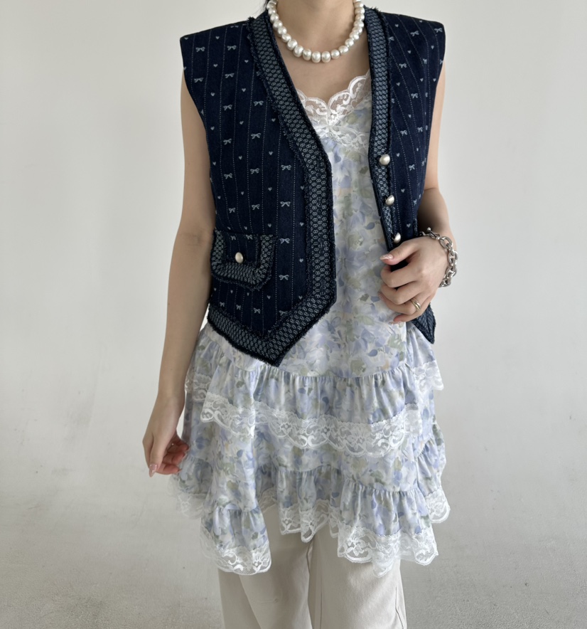 JENNY 1976韓國直郵女士新款時尚26春夏熱賣職業人氣馬甲JENNY 1976馬甲