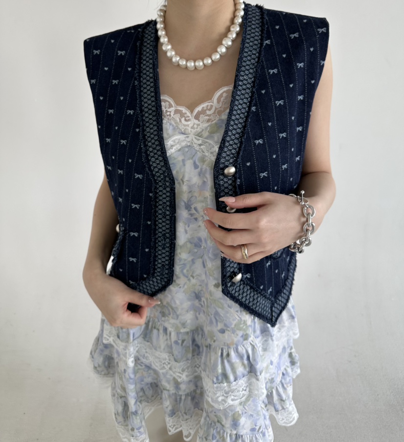 JENNY 1976韓國直郵女士新款時尚26春夏熱賣職業人氣馬甲JENNY 1976馬甲