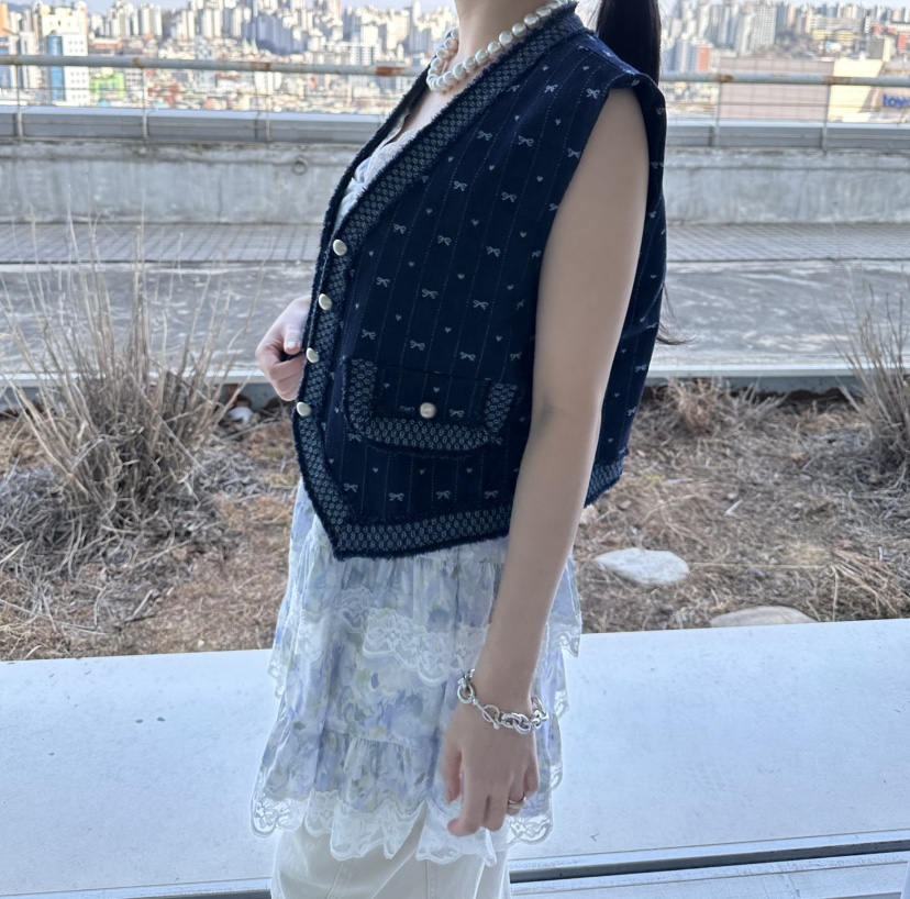 JENNY 1976韓國直郵女士新款時尚26春夏熱賣職業人氣馬甲JENNY 1976馬甲