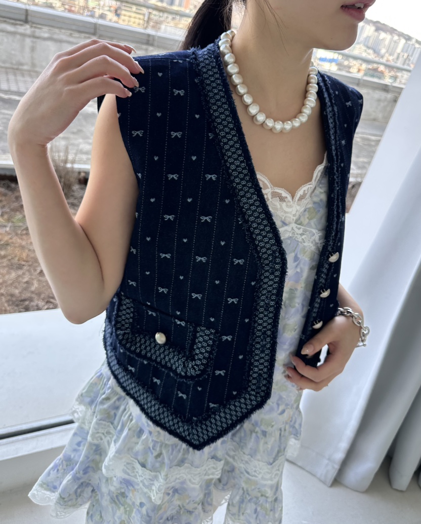 JENNY 1976韓國直郵女士新款時尚26春夏熱賣職業人氣馬甲JENNY 1976馬甲