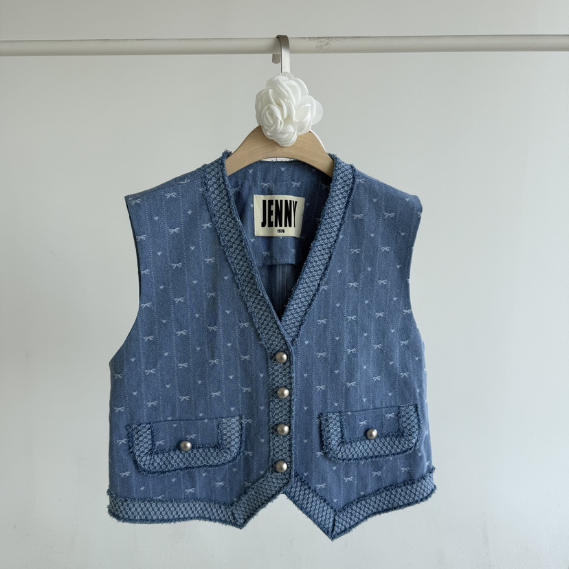 JENNY 1976韓國直郵女士新款時尚26春夏熱賣職業人氣馬甲JENNY 1976馬甲圖色1