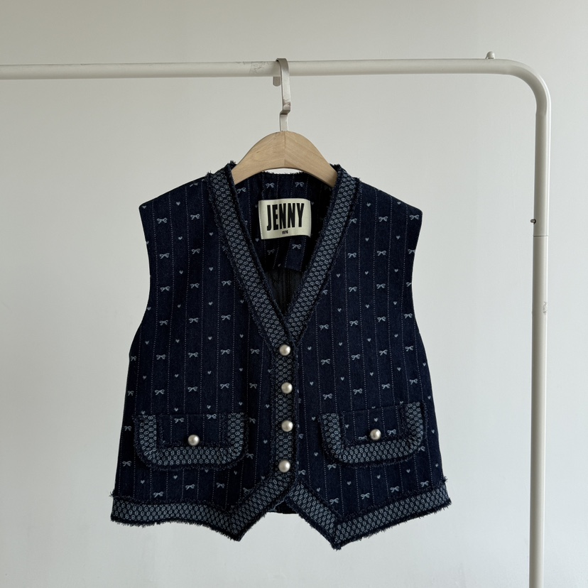 JENNY 1976韓國直郵女士新款時尚26春夏熱賣職業人氣馬甲JENNY 1976馬甲圖色2