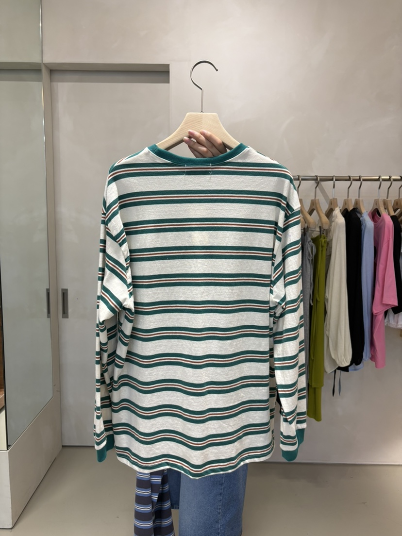 LIVE AID-P韓國直郵實拍女士新品推薦休閑時尚人氣長袖T恤LIVE AID-P長袖T恤