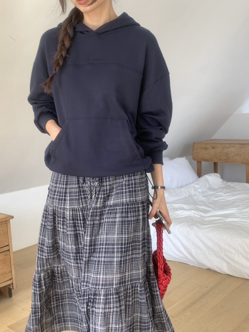 WOOD韓國直郵實拍女士新款休閑熱賣人氣26春夏推薦時尚長裙WOOD長裙