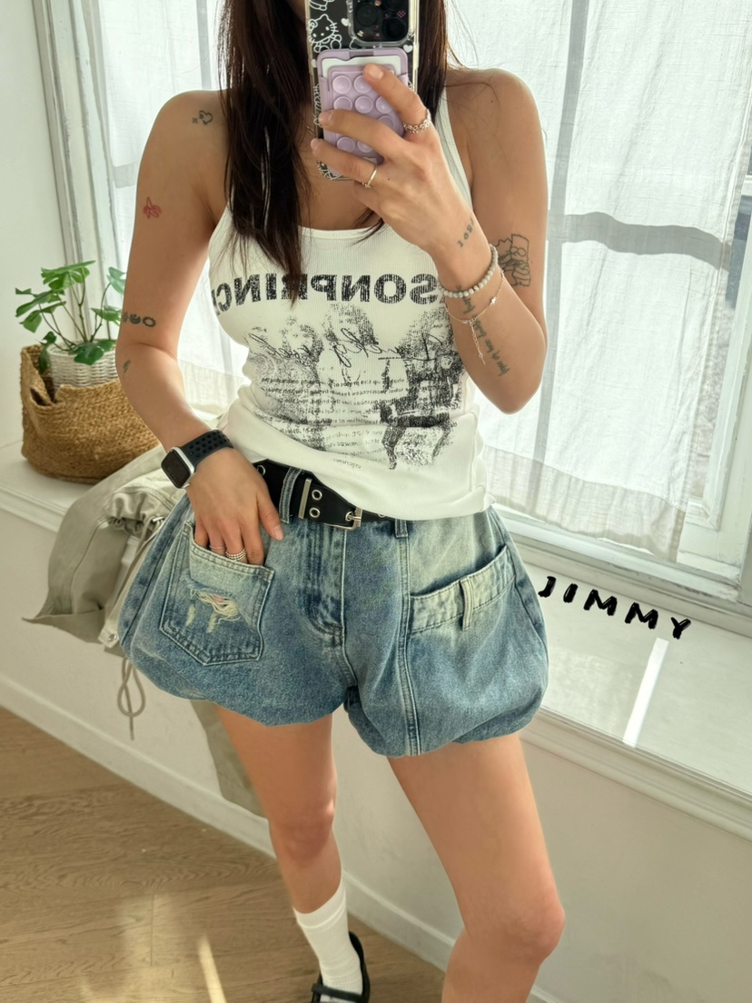 JIMMY韓國直郵女士新款推薦人氣熱賣26春夏職業時尚吊帶背心JIMMY/REMAKE吊帶/背心