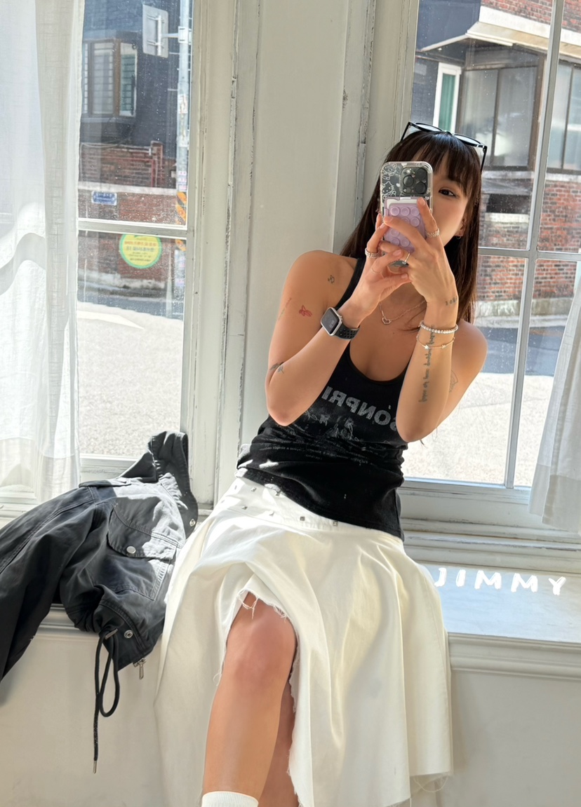 JIMMY韓國直郵女士新款推薦人氣熱賣26春夏職業時尚吊帶背心JIMMY/REMAKE吊帶/背心