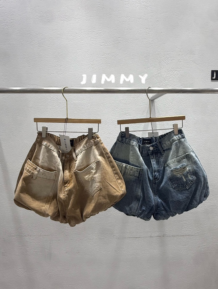 JIMMY韓國東大門代購女士新品時尚推薦人氣職業熱賣休閑短褲JIMMY/REMAKE短褲