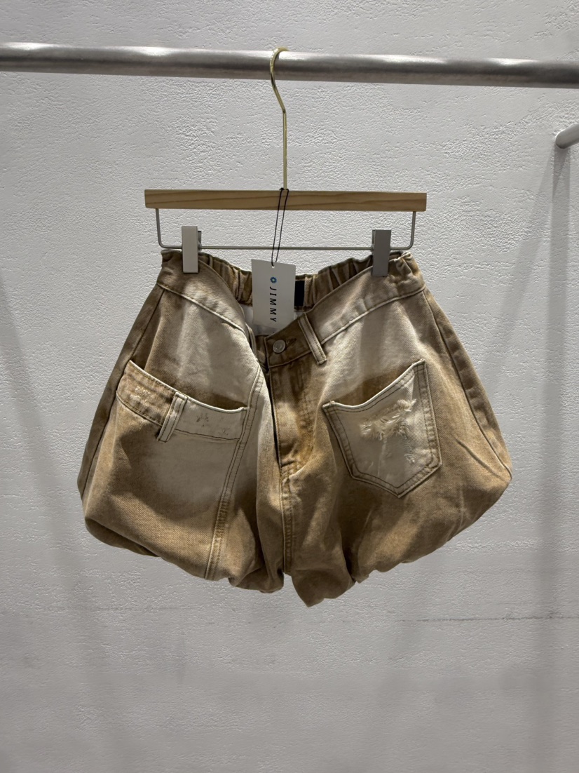 JIMMY韓國東大門代購女士新品時尚推薦人氣職業熱賣休閑短褲JIMMY/REMAKE短褲圖色1