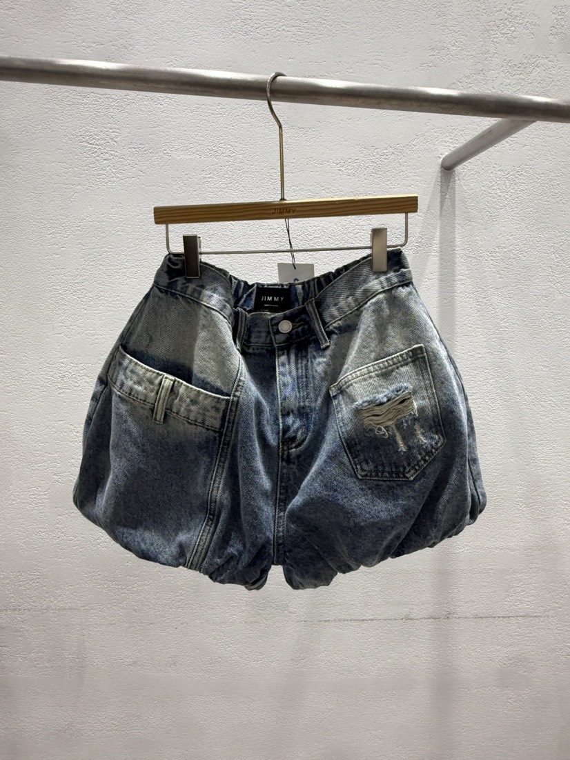 JIMMY韓國東大門代購女士新品時尚推薦人氣職業熱賣休閑短褲JIMMY/REMAKE短褲圖色2