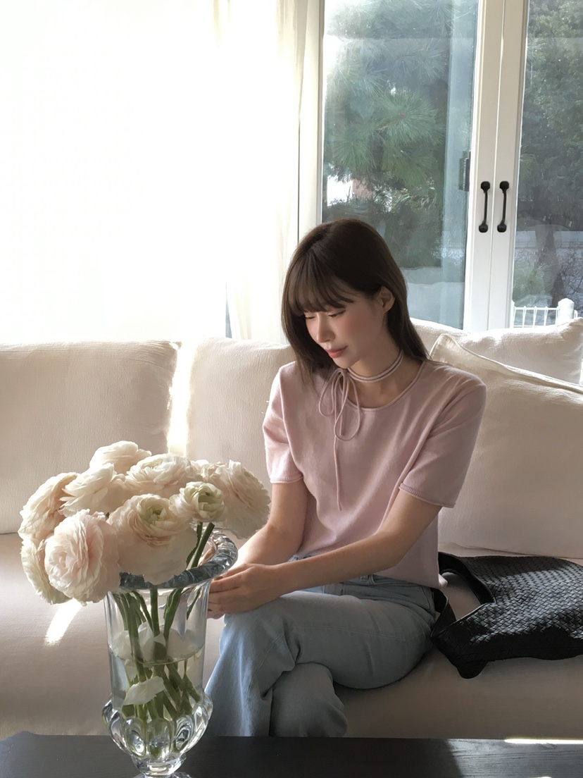 LEGACY韓國東大門直郵女裝新品職業人氣休閑T恤含腰繩系帶LEGACYT恤