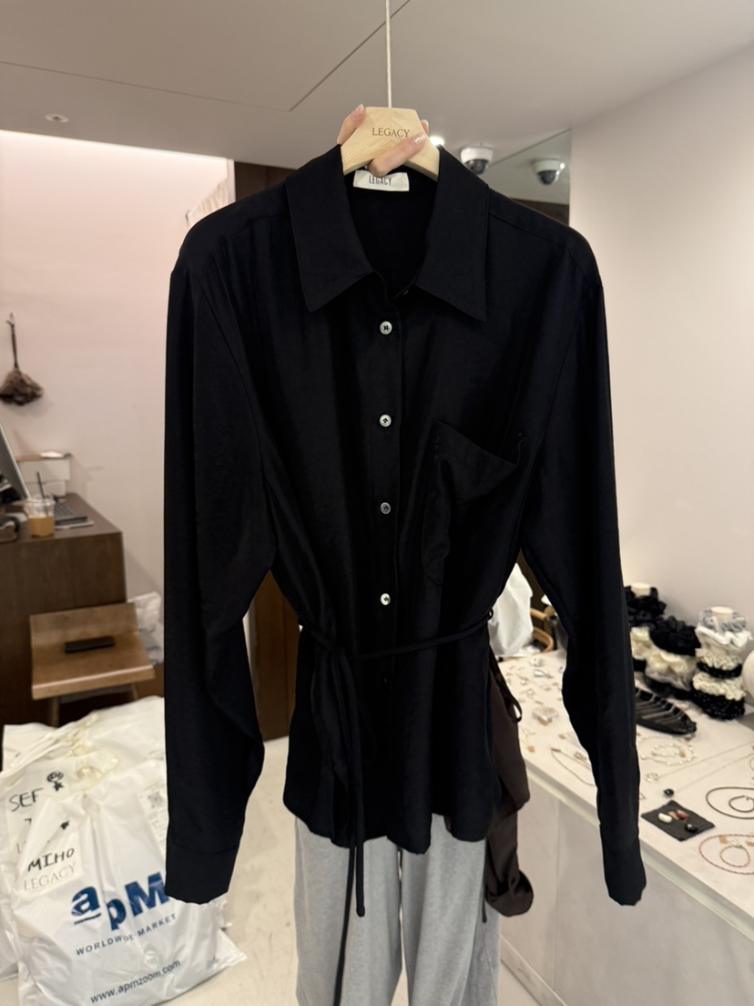 LEGACY韓國東大門代購女士新品人氣時尚推薦休閑襯衫蕾絲衫LEGACY襯衫/蕾絲衫圖色2