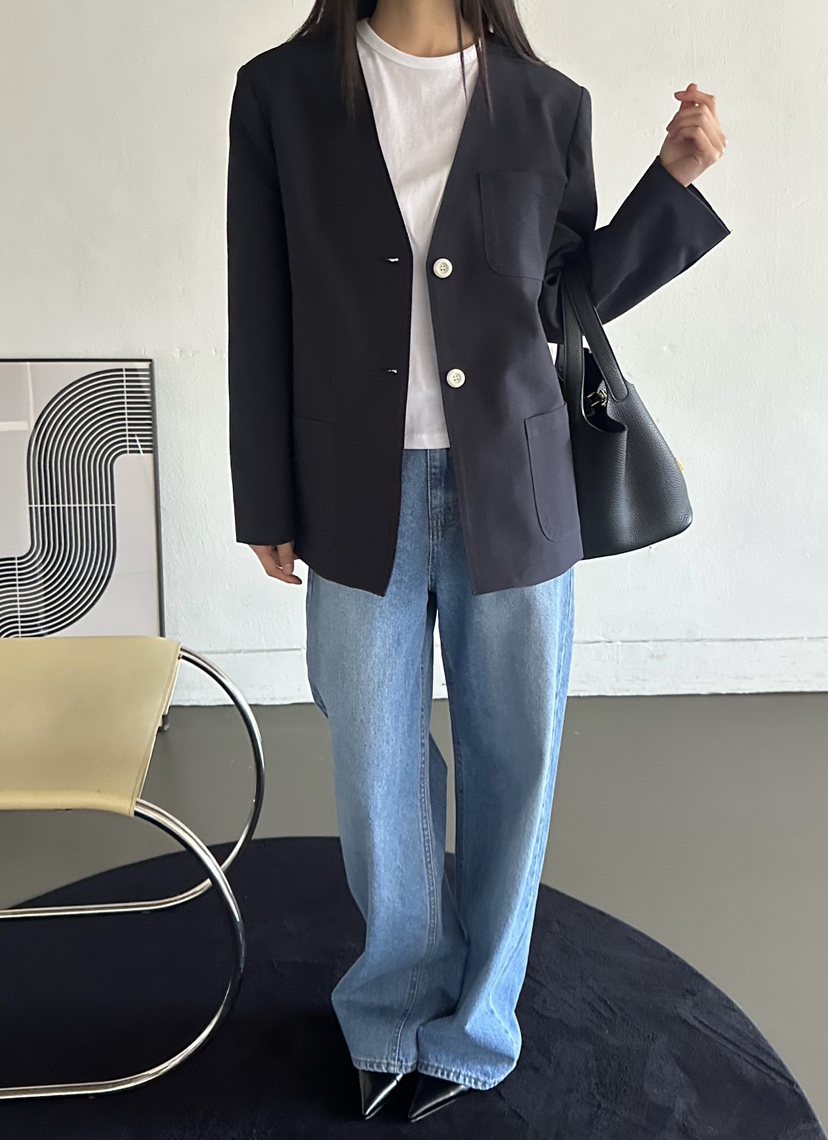 LE VASE韓國東大門代購女裝新款熱賣時尚人氣推薦職業夾克LE VASE夾克