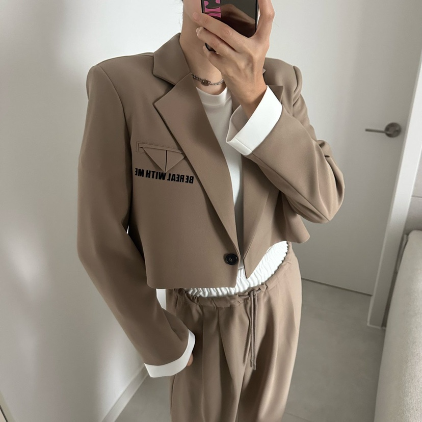 SOUIT韓國東大門直郵女裝新品時尚推薦26春夏休閑人氣夾克SOUIT by mabel-L夾克圖色1