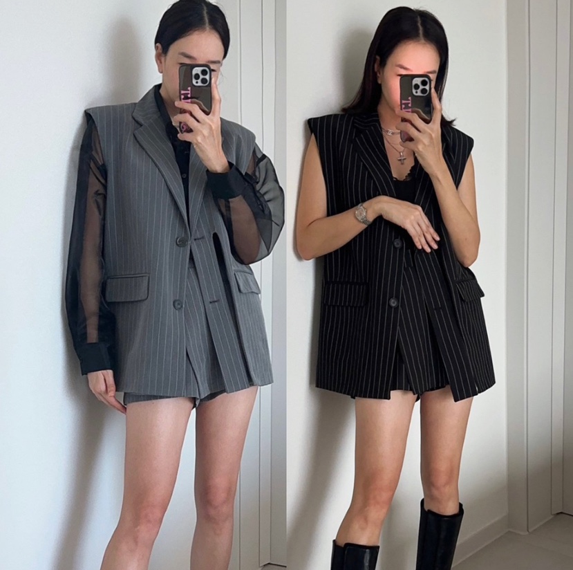 SOUIT韓國直郵女裝新品推薦人氣職業熱賣時尚26春夏休閑馬甲SOUIT by mabel-L馬甲