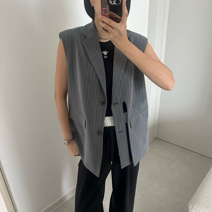 SOUIT韓國直郵女裝新品推薦人氣職業熱賣時尚26春夏休閑馬甲SOUIT by mabel-L馬甲